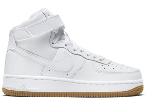 �������y1000�~�N�[�|���z���s��!!Nike GS �G�A�t�H�[�X1 �n�C �z���C�g �K�� Air Force 1 High White Gum (GS) �i�C�L �G�A�t�H�[�X1 �n�C �z���C�g �K�� DH1058-100 ��l�������� �L�b�Y���f�� ���f�B�[�X 