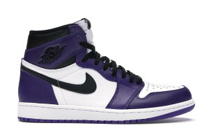 Ԍy1000~N[|zJordan iCL GAW[_1 g nC OG ""R[gp[v zCg/ubN"" (2020) 1 Retro High ""Court Purple White"" iCL GAW[_1 g nC 555088-500 