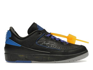 10/10y1000~N[|szJordan ItzCg × iCL GAW[_2 ""ubN Ah o[VeBC"" 2 Retro Low SP ""Off-White Black Blue"" ItzCg × iCL GAW[_2