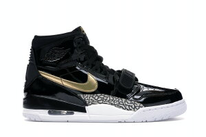 y1000~N[|szJordan iCL GAW[_ KV[312 ""ubN S[h peg"" Legacy 312 ""Black Gold Patent"" iCL W[_KV[312 AV3922-007 Y Xj[J[ j
