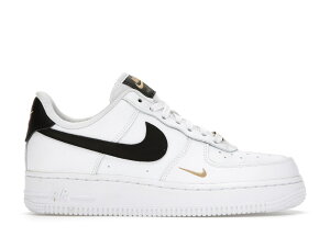 SALEy1000~N[|zNike iCL GA tH[X 1 [ 07 zCg ubN S[h ~jXEbV (EBY) Nike Air Force 1 Low '07 Essential ""White Black Gold Mini Swoosh (Women's)"" iCL GA tH