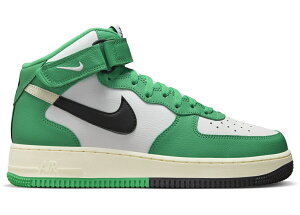 Ԍy1000~N[|zNike Nike Air Force 1 Mid LV8 Split White Stadium Green iCL GAtH[X 1 ~bh DZ2554-100 Y Xj[J[ jOV[Y 19SX-20230809112301-113