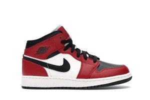 SALEy1000~N[|zJordan iCL GS GAW[_1 ~bh gubN/Wbh-zCgg Jordan 1 Mid gChicago Black Toe (GS)g Jordan 554725-069 l LbYf fB[X Xj[J