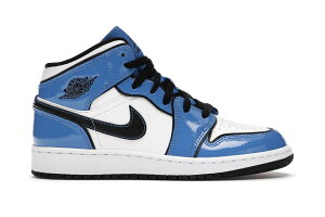 yȂ犄N[|szJordan iCL GAW[_1 ~bhSE GS gVOiu[g Jordan 1 Mid gSignal Blue (GS)g Jordan BQ6931-402 l LbYf fB[X Xj[J[ Lb