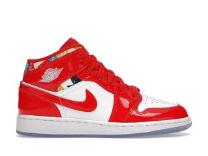 SALEy1000~N[|zJordan iCL GS GAW[_1 ~bh goZi Z[^[ bh pegg Jordan 1 Mid gBarcelona Sweater Red Patent (GS)g Jordan DC7248-600 l LbYf f