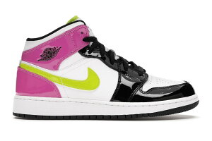 yȂ犄N[|szJordan iCL GS GAW[_1 ~bh gzCg ubN Vo[ sNg Jordan 1 Mid gWhite Black Cyber Pink (GS)g Jordan CZ9835-100 l LbYf 