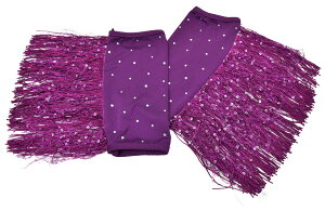 【即納】ダンス衣装 アームグローブ ベリーダンス衣装 スパンコール 衣装 バブリー ジャズダンス ステージ衣装 DH81118 レディース ストレッチ素材 ショート/フリンジ/ストーン レッド/ロイヤ