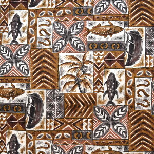 【即納】生地 ハワイ柄 ハワイアン柄生地(約113cm巾x1mカット済) 布 ハワイ柄生地 柄生地 ハワイアンプリント生地 アロハシャツ 服地 インテリア生地 フラダンス衣装の材料 クッションカバー