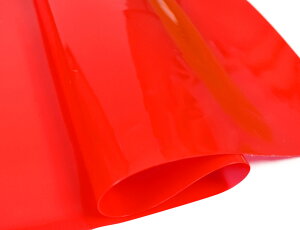 【即納】透明カラービニール生地 (約120cm巾x3mカット済) (厚さ約0.3mm) クリアカラー生地 ハンドメイド ビニール 生地 ビーチバッグ テーブルクロス 小物 防水/撥水/透明/ビニル素材/ブラック-