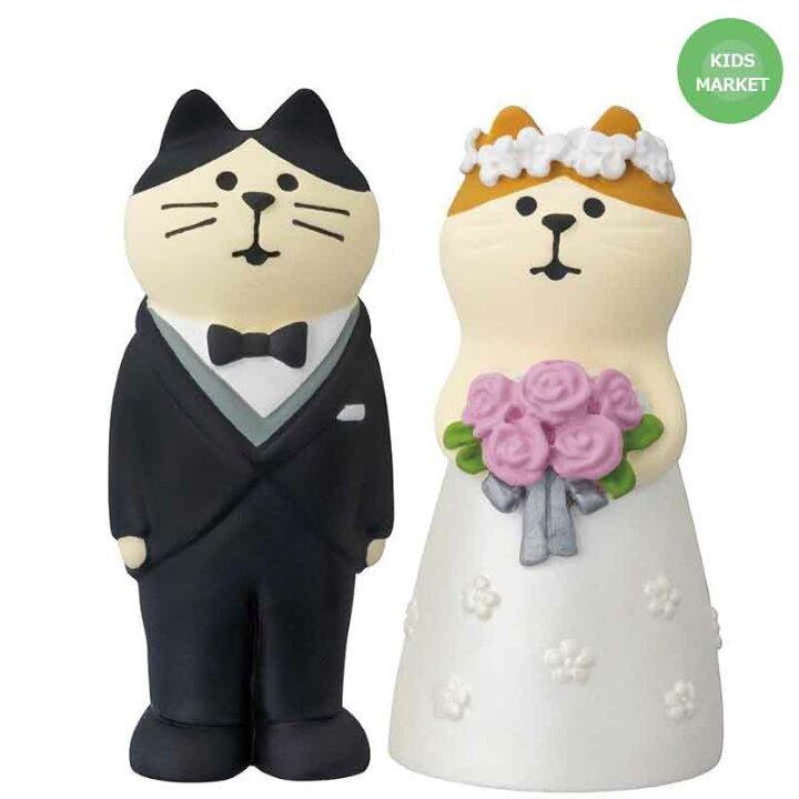 楽天市場】ウエディングマスコット 洋装猫 ペアセット 雑貨 
