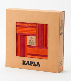 【スーパーセール10%OFF】カプラ KAPLA ブロック ブック付 カラー 赤セット