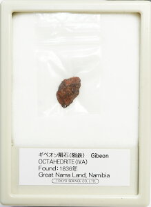 �M�x�I��覐� 1836�N �i�~�r�A Gibeon OCTAHEDRITE(IVA) Great Nama Land, Nambia �����T�C�G���X
