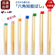 おはしのミニブック付き 持ちやすい 六角箸 箸 こども 子供 六角知能箸 無地 トレーニング 正規品 13cm〜…