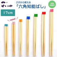 子供用 箸 無地 17cm 小学生 1-2年生用 箸匠せいわ 六角知能箸 おはしのミニブック付き 日本製 食洗機対…