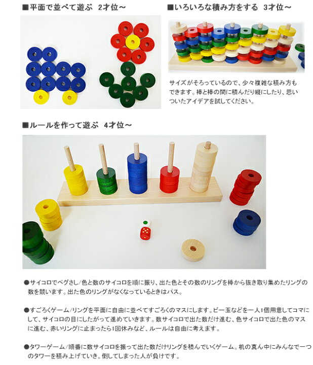楽天市場】【即納】プラステン NIC社 木のおもちゃ 知育玩具 積み木 