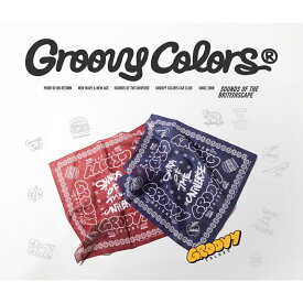 【定価商品15,400円以上購入でプレゼント】GCノベルティ GROOVY バンダナ[GROOVY COLORS][グルービーカラーズ][グルカラ]