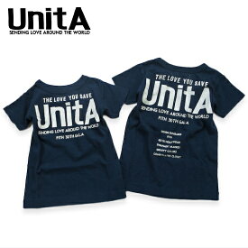 ☆メール便送料無料☆≪フィス社×ウニタ≫U403 / 100cm,110cm / 紺UnitA Tシャツ[DENIM DUNGAREE/GO TO HOLLYWOOD/GROOVY COLORS/FITH/SWAP MEET MARKET/melt][shts]