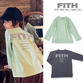【セール 30%OFF】★25AW★FITH406 テンジク バックロゴ L/S Tシャツ / グリーン,チャコール[フィス][lnts]