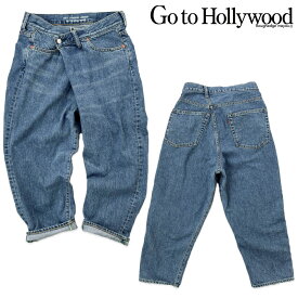 150cm / 青 GTH614 デニム変形パンツ[GO TO HOLLYWOOD][G2H][ゴートゥーハリウッド][長ズボン][ロングパンツ][男の子][女の子][lnpt]