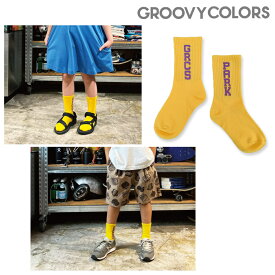 ★24SS★GC001 GRCS PARK SOX / 黄[GROOVY COLORS][グルービーカラーズ][グルカラ]