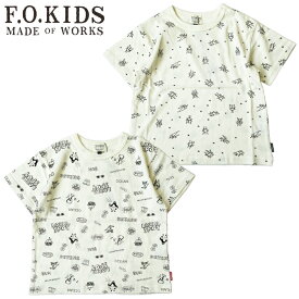 ☆P5倍☆【4/24(水)20:00～】【セール 20%OFF】90cm / 黒,赤 fo7181 総柄 Tシャツ[F.O.KIDS][FOKIDS][エフオーキッズ][F.O.International][エフオーインターナショナル][半袖][babysize][shts]