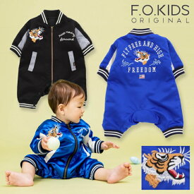 ★24SS★fo2014 スカジャン カバーオール / 黒,青[FOKIDS][エフオーキッズ][F.O.International][エフオーインターナショナル][babysize]