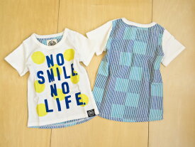 【セール 40%OFF】≪バハ スマイル≫BA6113 / 100cm / 白DOT柄ロゴ入りTシャツ[BAJA SMILE][LAST1][shts]