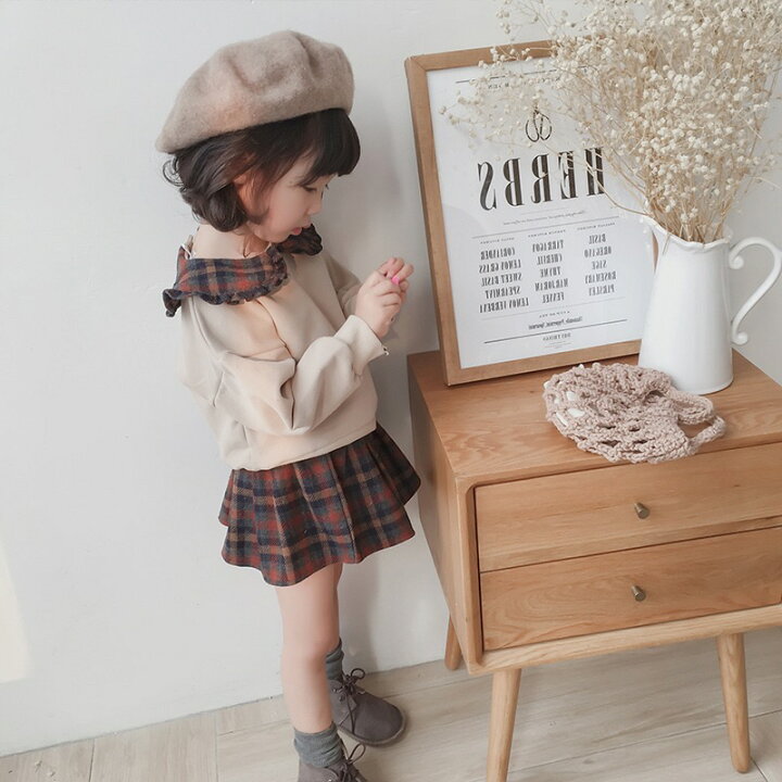 楽天市場】【予約品】女の子 セットアップ 長袖 トレーナー ミニ 