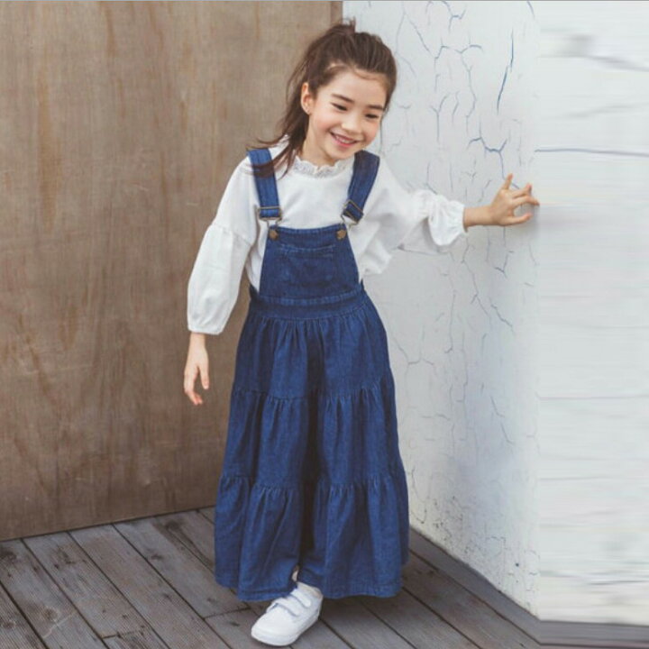 楽天市場】ジャンスカ サロペットワンピース 子供服 女の子 ワンピース 