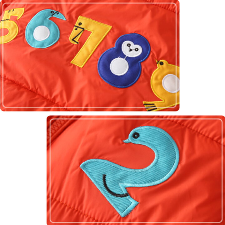 楽天市場 送料無料 ジャンプスーツ カバーオール ロンパース ベビー服 子供服 もこもこ 裏起毛 男の子 女の子 赤ちゃん 防寒着 冬 オレンジ ブルー 出産祝い ロゴ ししゅう 66cm 73cm 80cm 90cm 子供服 アイ