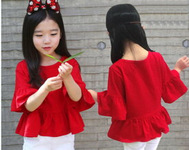 楽天市場 子供赤い服の通販