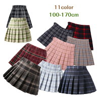 【即納】 スカート チェックスカート キッズ プリーツスカート キッズ 子供服 女の子 パンツインスカート…