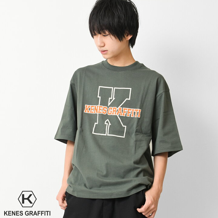 楽天市場】【送料無料】【1点のみメール便対象】KロゴプリントTシャツ  