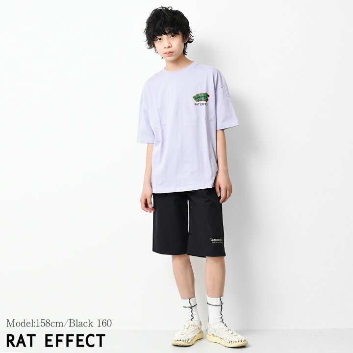 楽天市場 送料無料 1点のみメール便対象 ロゴプリントワイドハーフパンツ ボトムス 半ズボン 夏 涼しい 子供服 男の子 小学生 中学生 ファッション キッズ ジュニア 韓国子供服 大人っぽい ダンス 1cm 130cm 140cm 150cm 160cm 子ども服 Shu Shu