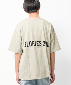 【送料無料】【2点までメール便対象】GLORIESバックプリントTシャツ トップス カットソー 半袖 ゆったり 夏 涼しい 子供服 男の子 小学生 中学生 ファッション キッズ ジュニア 韓国 大人っぽい ダンス 120cm 130cm 140cm 150cm 160cm 170cm