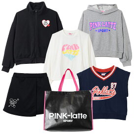 【セール】【送料無料】【メール便不可】PINK latte SPORT 2024福袋 NEW YEAR HAPPY BAG 福袋 新春 5点セット アウター トップス ボトムス 子供服 女の子 小学生 中学生 ファッション キッズ ジュニア 大人っぽい ダンス 130cm 140cm 150cm 160cm