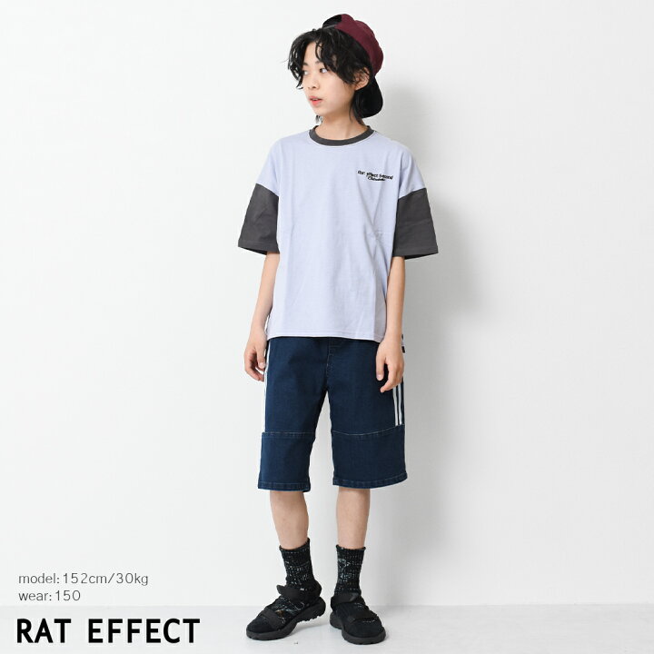 楽天市場 送料無料 メール便不可 デニムラインハーフパンツ ボトムス 半ズボン 夏 涼しい 子供服 男の子 小学生 中学生 ファッション キッズ ジュニア 韓国子供服 大人っぽい ダンス 1cm 130cm 140cm 150cm 160cm 子ども服 Shu Shu