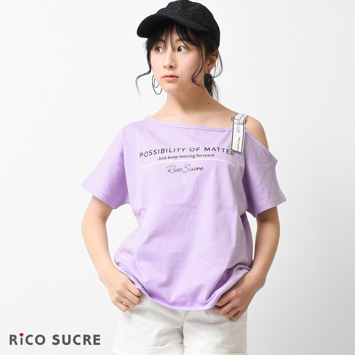 楽天市場】【2点までメール便対象】ワンショルダーTシャツ トップス 