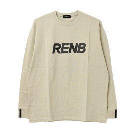 【セール】【2点までメール便対象】RENBプリントライン袖リブロングTシャツ トップス 長袖 ゆったり ビッグシルエット 子供服 男の子 小学生 中学生 ファッション キッズ ジュニア 韓国 大人っぽい ダンス 120cm 130cm 140cm 150cm 160cm