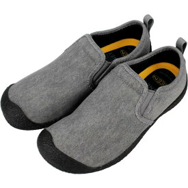 キーン KEEN スニーカー ウィメンズ ハウザー キャンバス スリップオン HOWSER CANVAS SLIP-ON グレー/ブラック 1026220 アウトドア キャンプ【GGOH】