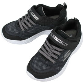 子供 スケッチャーズ SKECHERS スニーカー スナップ スプリンツ SNAP SPRINTS ブラック/チャコール 97546L BKCC 17cm～20.5cm【GHOH】