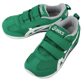 子供 アシックス asics スニーカー アイダホ ミニ フォー IDAHO MINI 4 グリーン/ホワイト 1144A236-300 16～22cm【GIOH】