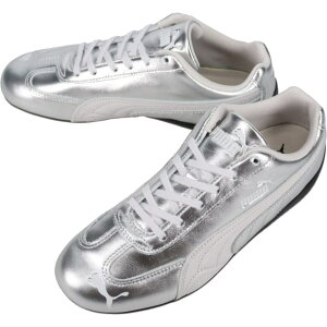 �v�[�} PUMA �X�j�[�J�[ �X�s�[�h�L���b�g �V���o�[ �E�B�����Y Speedcat Silver Wns Feather Gray-PUMA Black 406881 01�yGKOG�z
