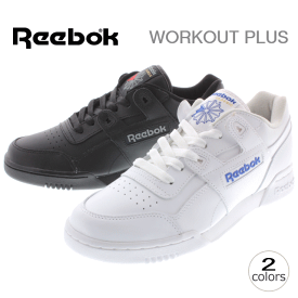 ＼4/25限定★抽選で2人に1人最大100%ポイントバック★要エントリー／定番 リーボック Reebok ワークアウト プラス WORKOUT PLUS ホワイト/ロイヤル(2759) ブラック/チャコール(2760)【FKOM】