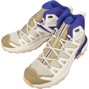 【最大100%ポイントバック※要エントリー】サロモン salomon ハイキングシューズ X ULTRA 360 EDGE MID GTX ブリーチサンド/ケルプ/スペクトラムブルー 473781【GIOG】