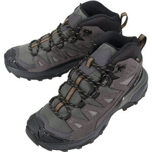 【最大100%ポイントバック※要エントリー】サロモン salomon ハイキングシューズ X ULTRA 360 LEATHER MID GORE-TEX キャッスルロック/アスファルト/ケルプ 475708【GION】