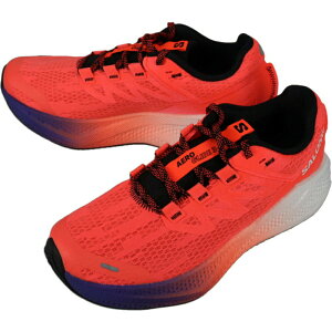 【最大100%ポイントバック※要エントリー】サロモン salomon ランニングシューズ エアロ グライド 3 グラジエント AERO GLIDE 3 GRADIENT ネオンフレーム/ホワイト/ブラック 479764【GJON】