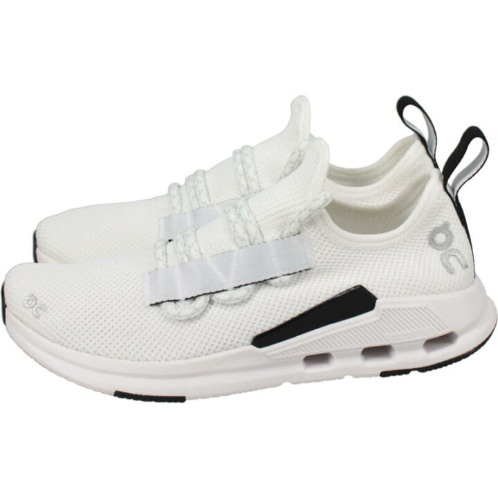オン On ウィメンズ ランニングシューズ クラウド イージー Cloudeasy アンダイド ホワイト/ブラック Undyed White/Black ジョギング スニーカー ウィメンズ 【GGOK】 | EBiSUYA アウトドア (OUTDOOR)店