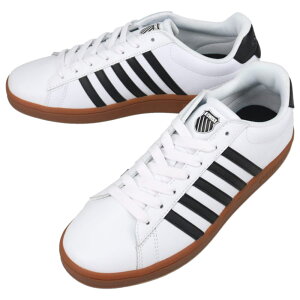 【最大100%ポイントバック※要エントリー】ケースイス K・SWISS スニーカー コート タイブレーク 2 COURT TIEBREAK II ホワイト/ブラック/ガム 04413-168-M【GJON】