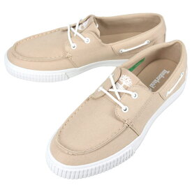 ティンバーランド Timberland マイロ ベイ ロー レース スニーカー MYLO BAY LOW LACE SNEAKER ライトベージュキャンバス TB 0A67NH ER1【GIOH】